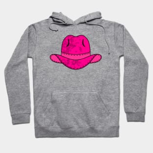 PINK Cowgirl Western Cowboy Hat  - Country Western Art Hoodie